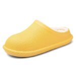 2022 new cotton slippers boys and girls flip-flops pure cotton indoor shoes warm fluffy home shoes