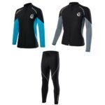 2MM neoprene wetsuit men women diving jacket long sleeve snorkeling coat male surfing winter jacket fishing thermal Swimwear
