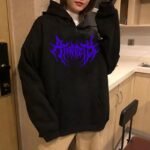 Harajuku Fashion Pullovers Men Top Clothing Oversized Hoodie Men Sweatshirts Letter Print Hoodies Long Sleeve Sweatshirt Unisex