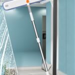 Joybos 3 In 1 Window Cleaning Mop with Scraper Combination Cleaning Brush Glass Cleaning Window Cleaner Window Cleaning Tool