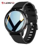 LEMFO Smart Watch Men 2022 Bluetooth Call NFC AI Assistant Custom Watch Face Long Standby Sport Smartwatch 360*360 HD LFW05