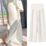 Women Warm Winter Maternity Clothes Thickening Pregnancy Trousers Clothing Velvet Maternity Leggings Pants For Pregnant